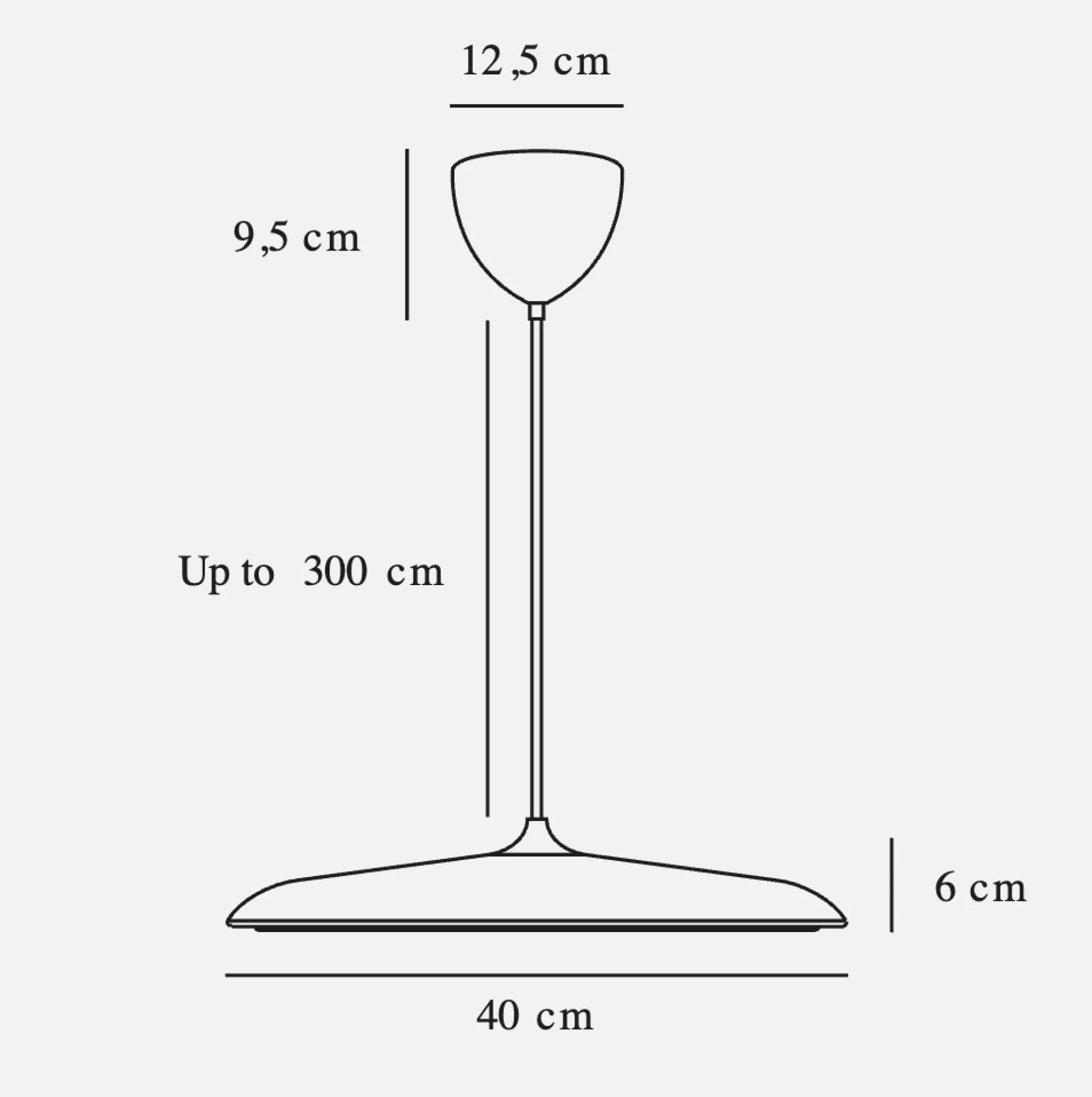 Artist pendant 40 | grey