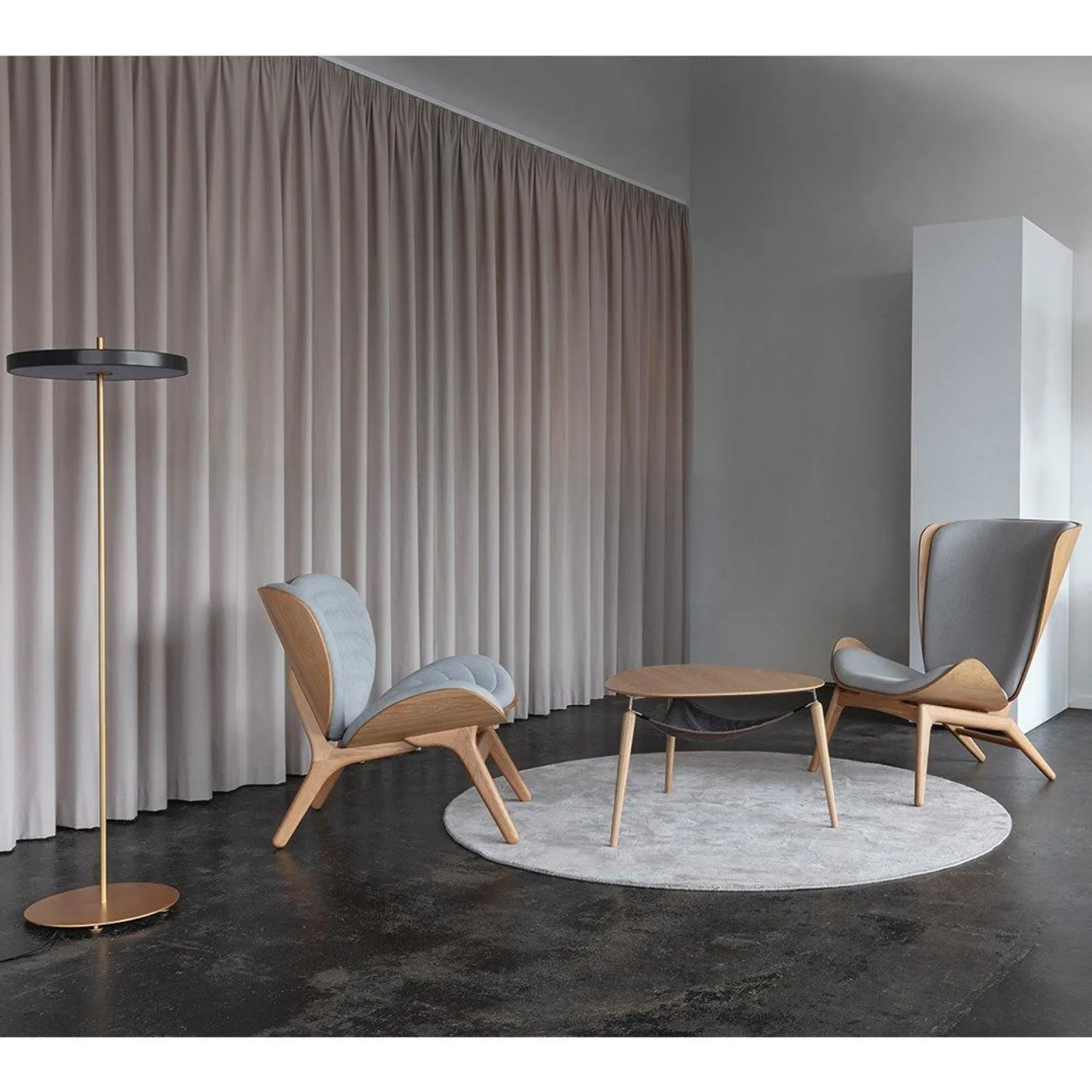 Asteria floor | black