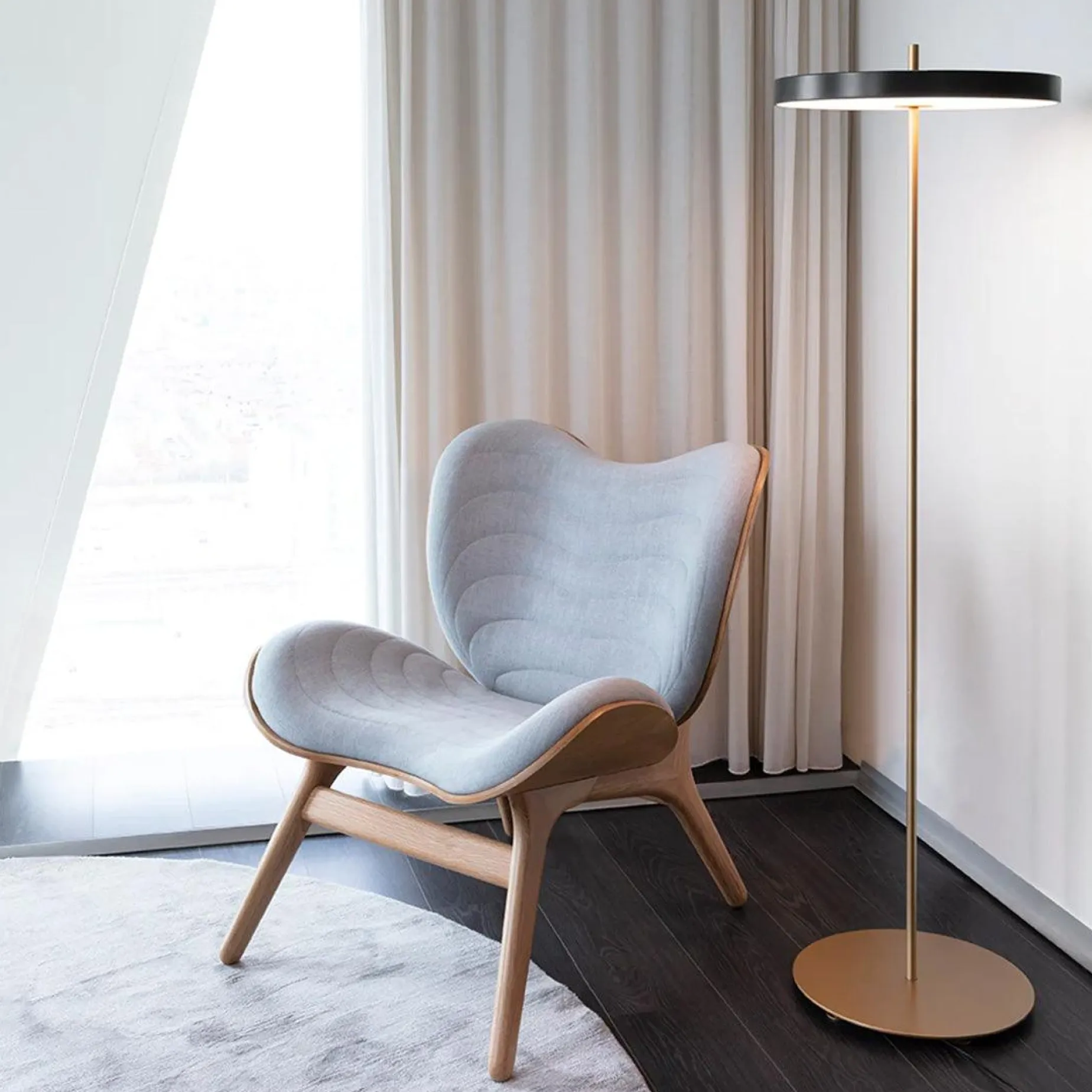 Asteria floor | black