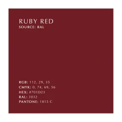 Asteria micro 15 | ruby red