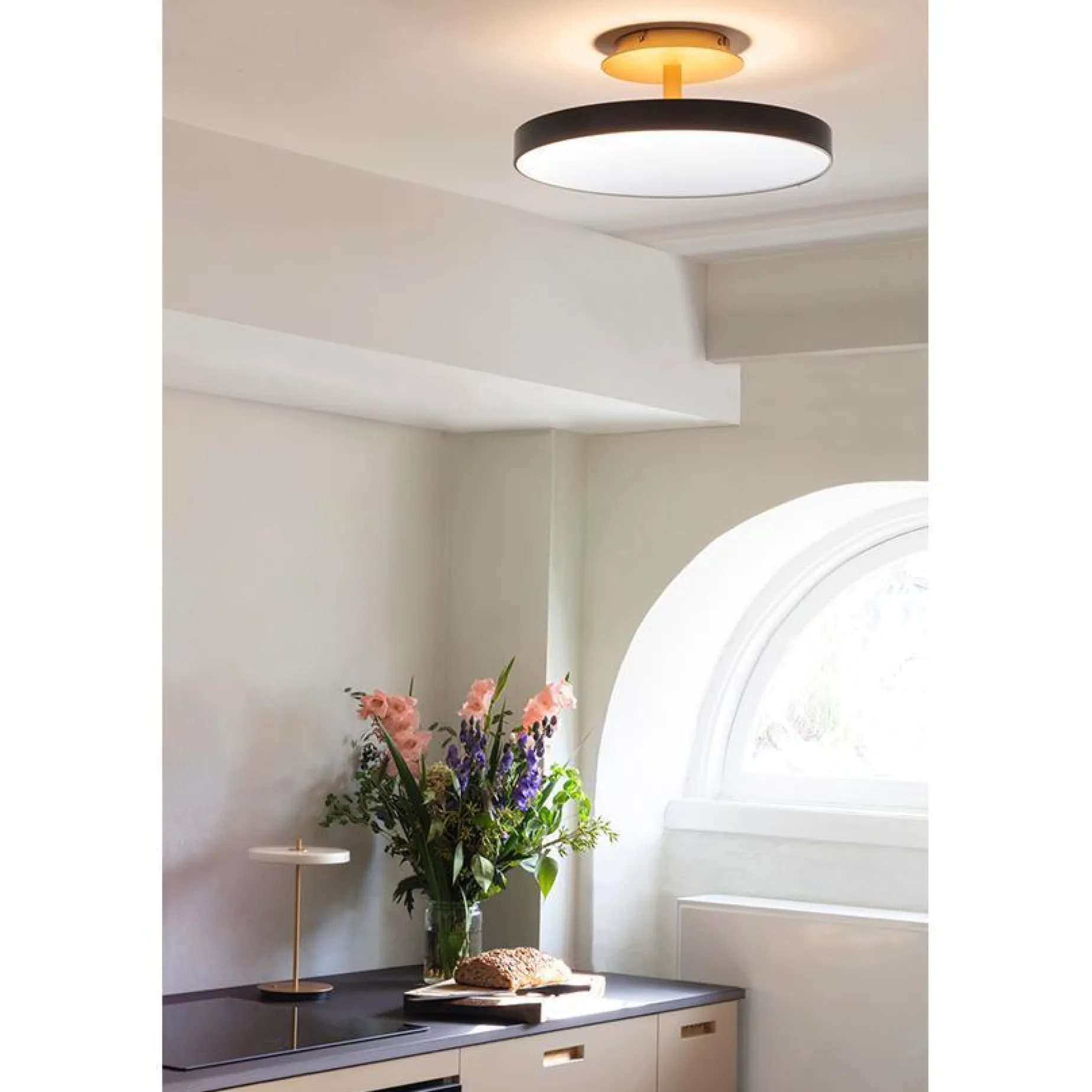 Asteria up | medium white pearl