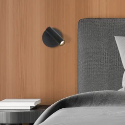 Atria recessed wall lamp | black