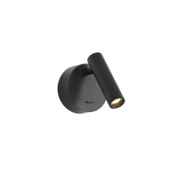 Atria recessed wall lamp | black