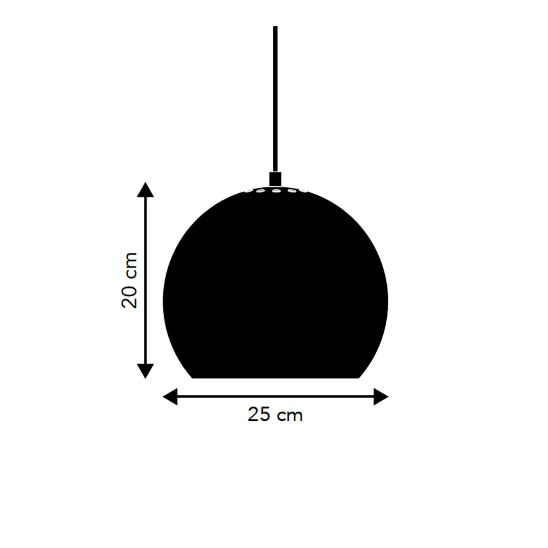 Ball 25 | matt black