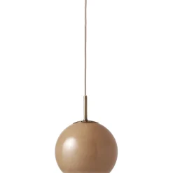 Ball 18 glass pendant | cappuccino