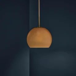 Ball 18 glass pendant | cappuccino