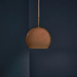 Ball 18 glass pendant | cappuccino