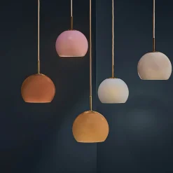 Ball 18 glass pendant | cappuccino