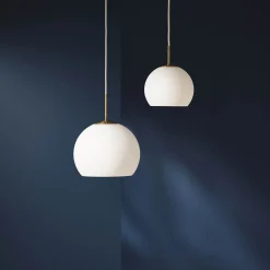 Ball 18 glass pendant | cappuccino