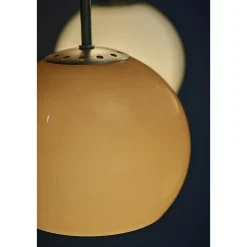 Ball 18 glass pendant | sand grey