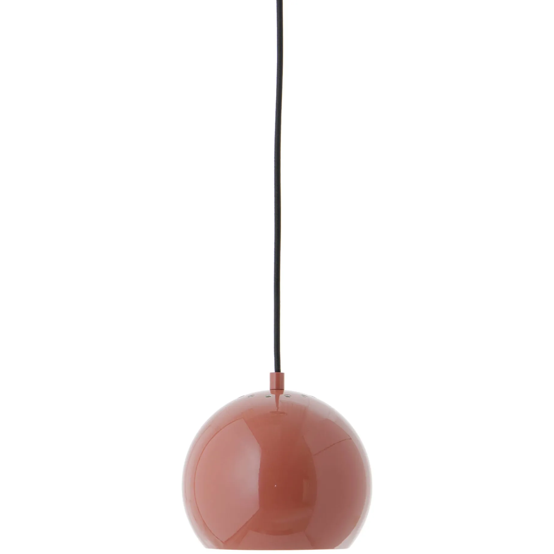 Ball 18 pendant | glossy pale grey