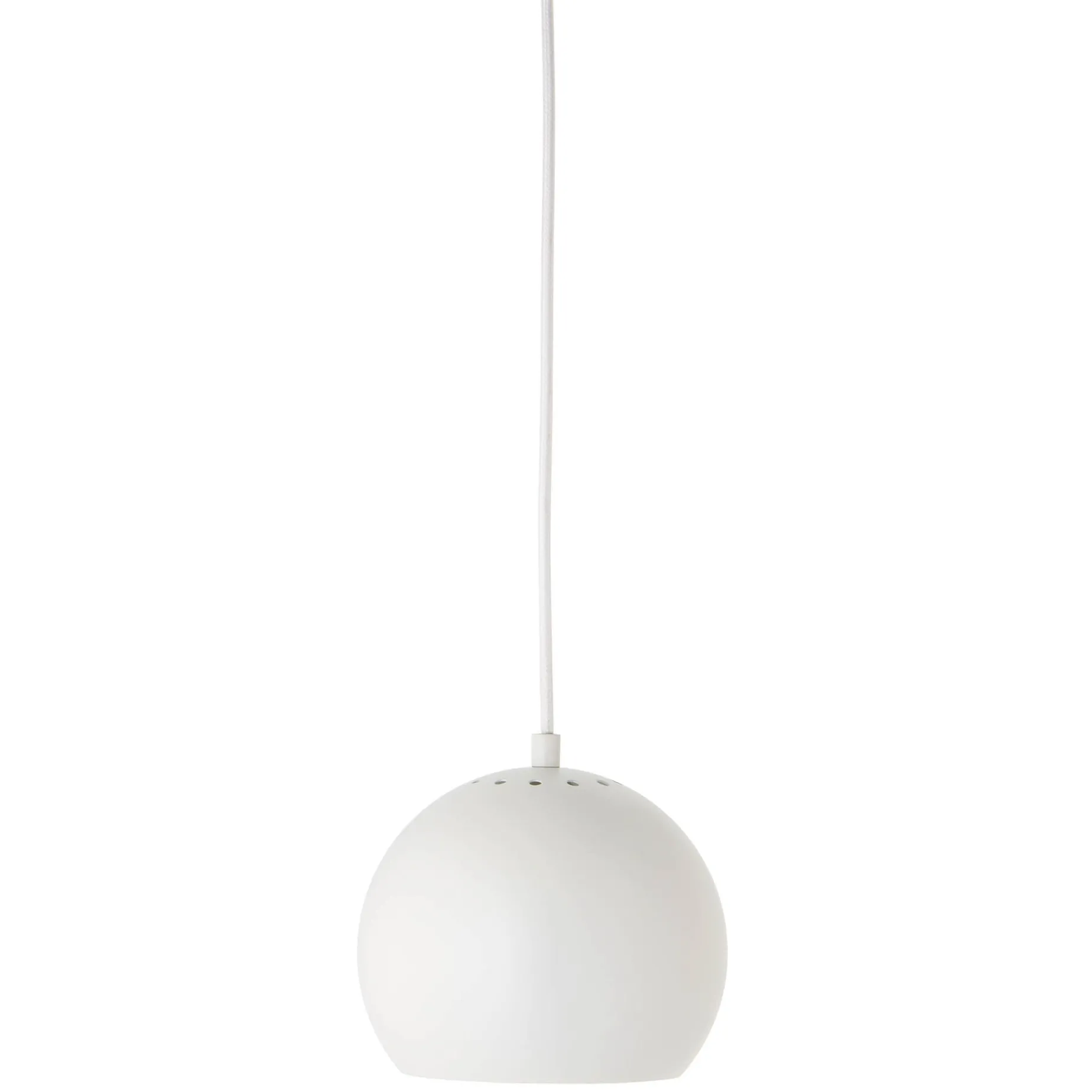 Ball 18 pendant | glossy pale grey