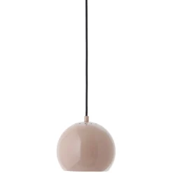 Ball 18 pendant | matt terracotta red
