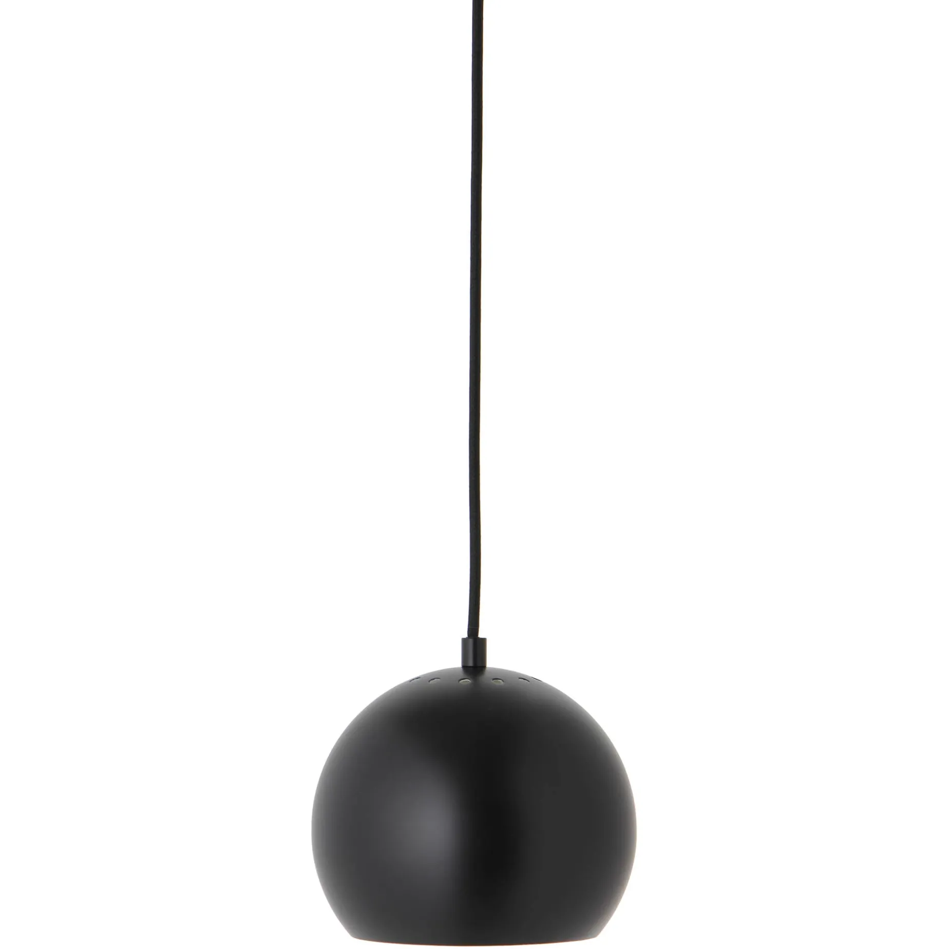 Ball 18 pendant | matt terracotta red