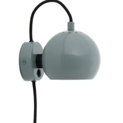 Ball w | glossy pale grey