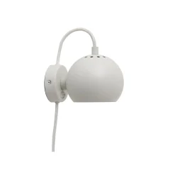 Ball w | glossy pale grey