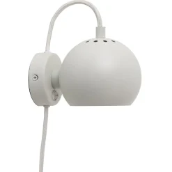 Ball w | glossy pale grey