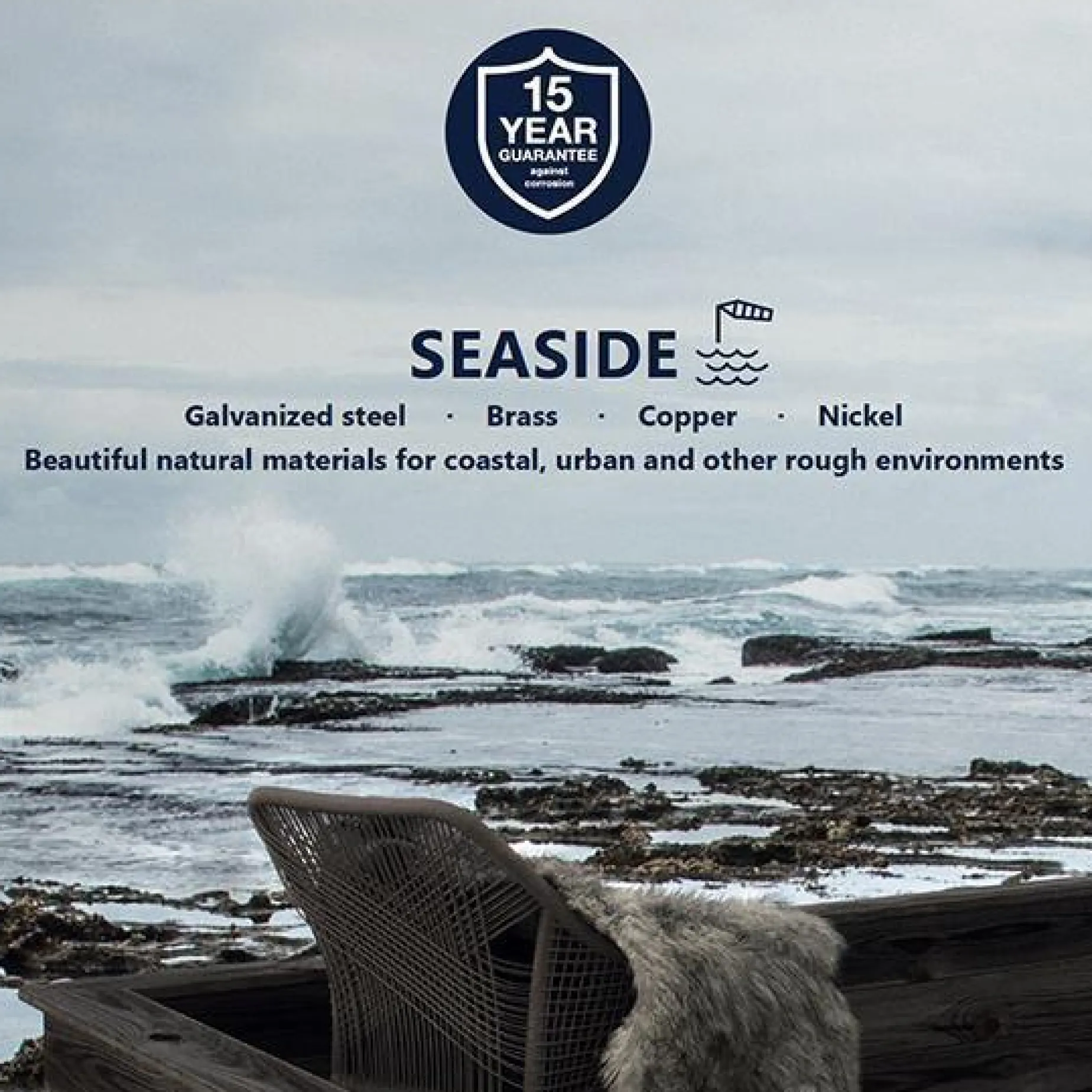 Bastia 24 w | galvanized