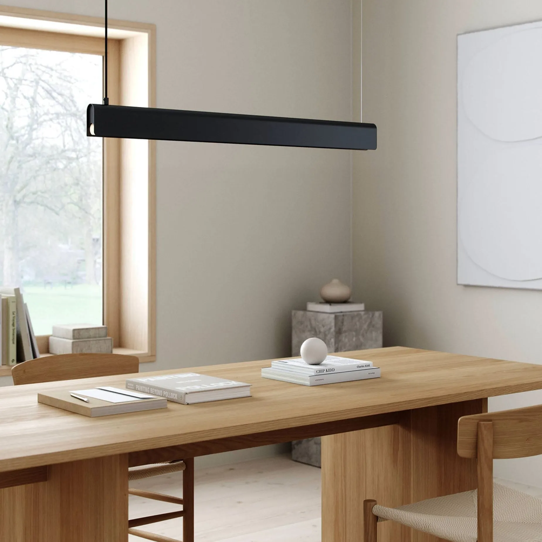 Beau 100 pendant | black