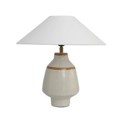 Becky table | white and mustard