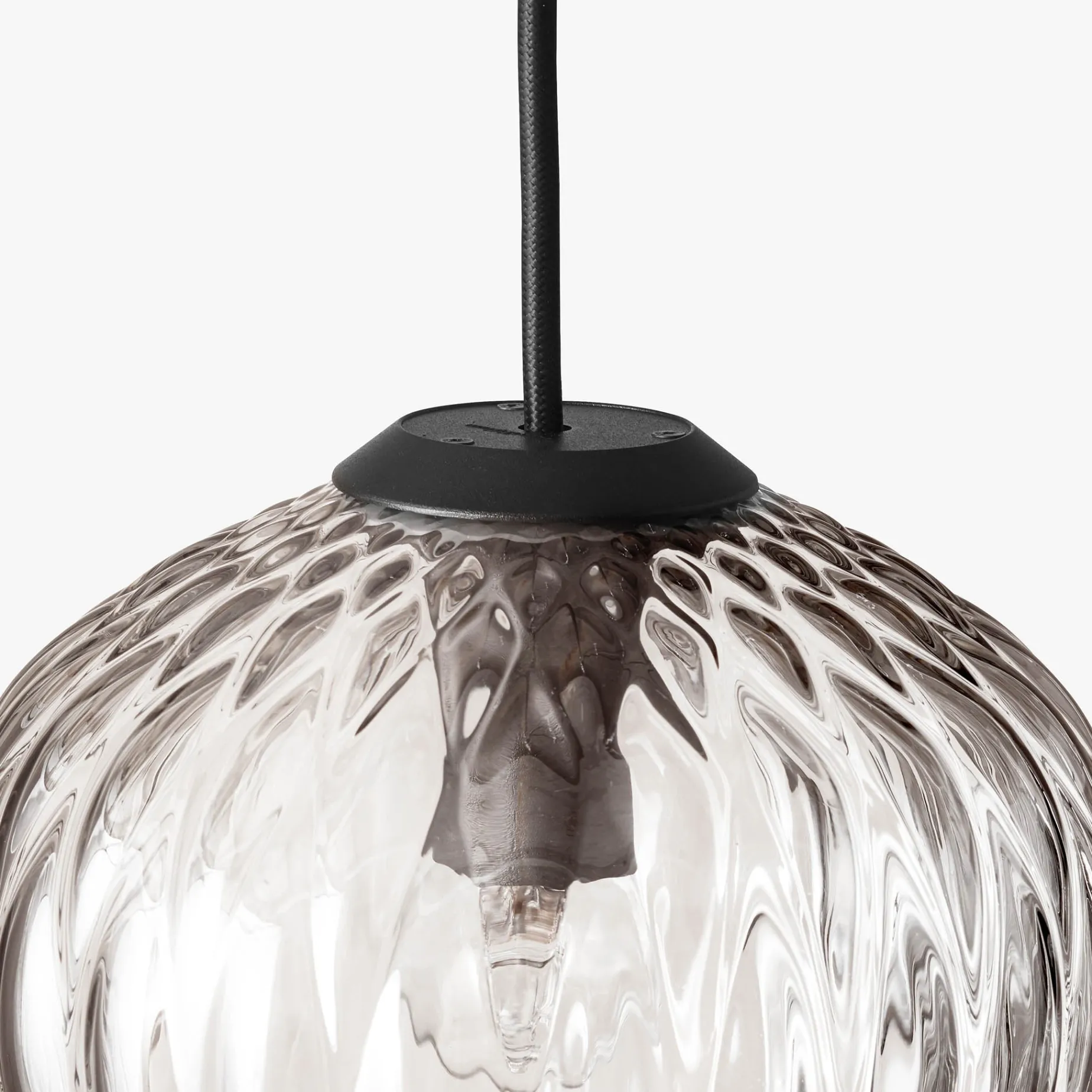 Blown pendant SW4 | silver lustre