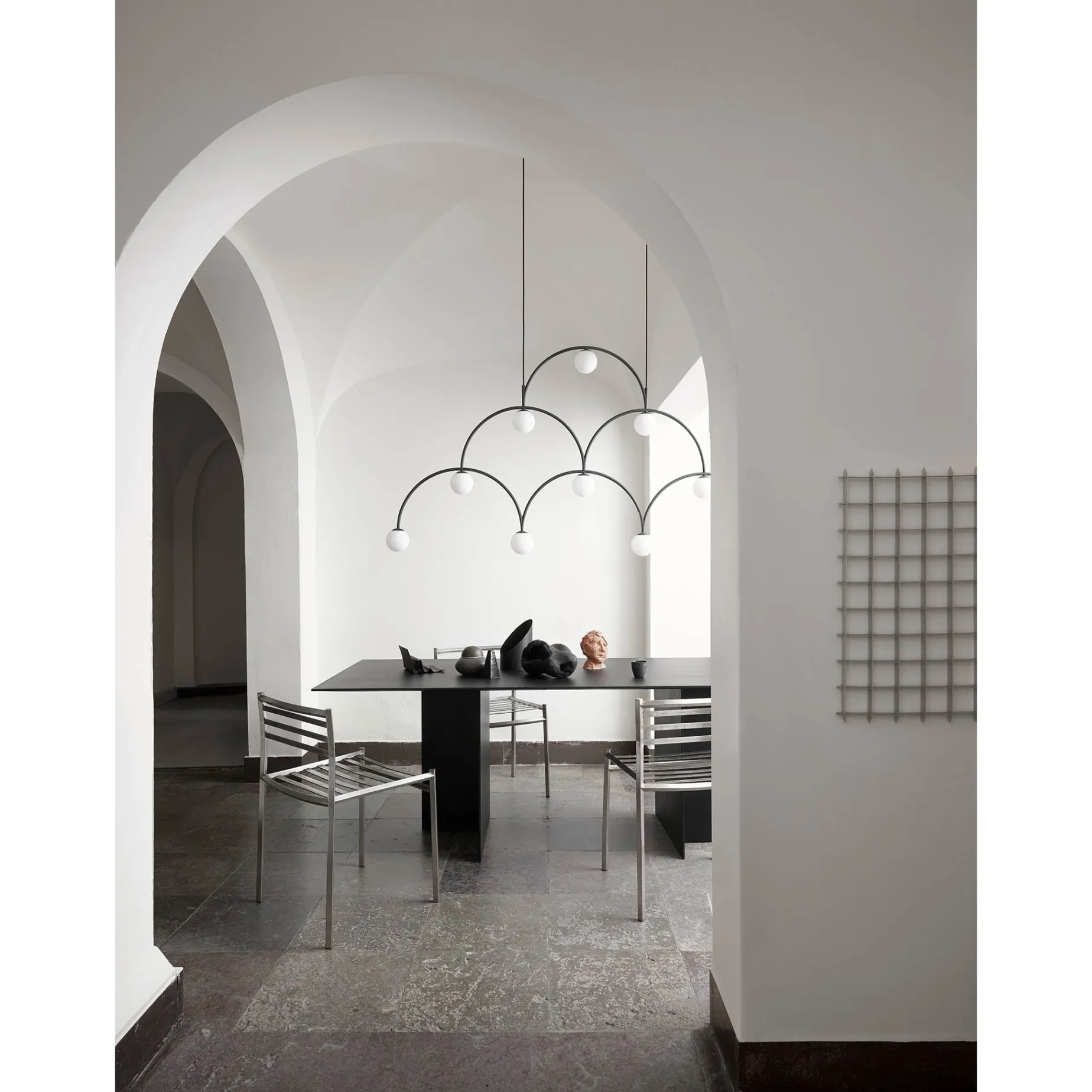 Bounce chandelier 169 | black
