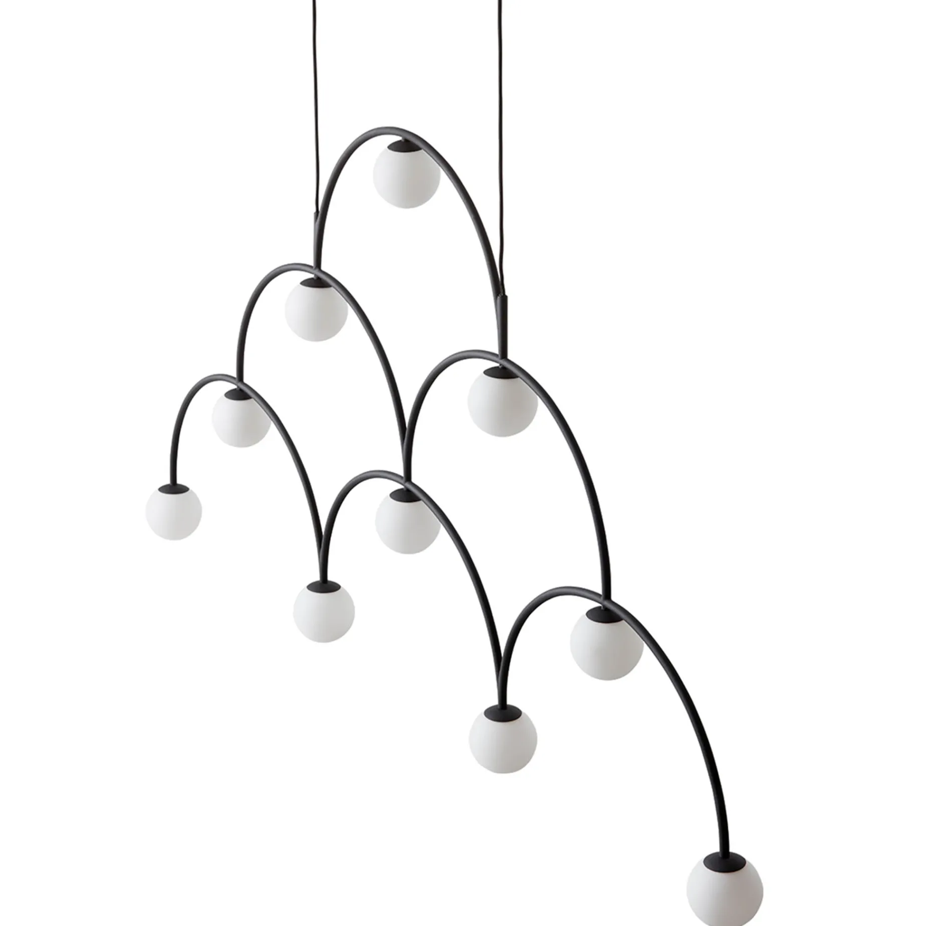 Bounce chandelier 169 | black