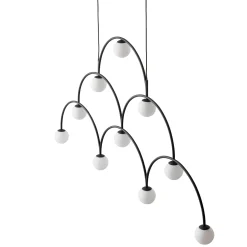 Bounce chandelier 169 | black