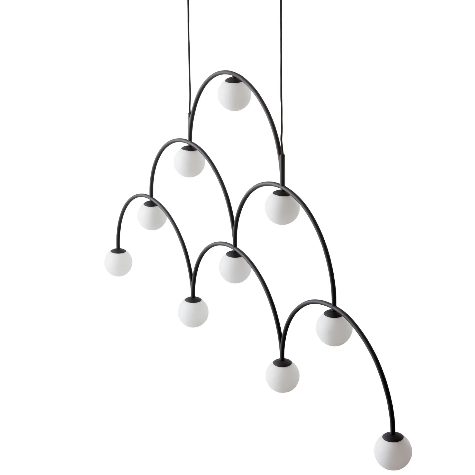 Bounce chandelier 169 | black