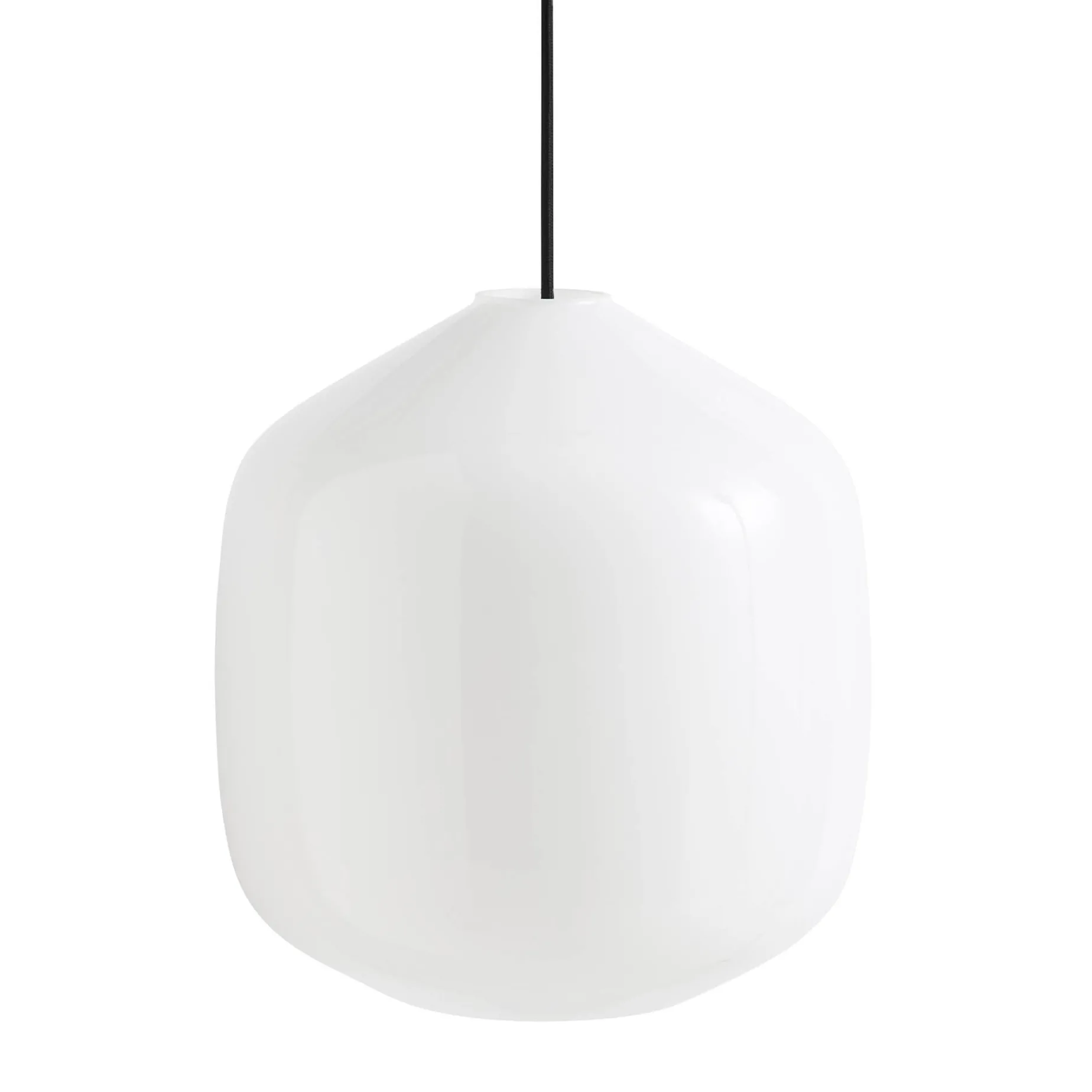 Buoy pendant lamp ⌀30 | opal white / rusty red