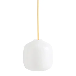Buoy pendant lamp ⌀30 | opal white / rusty red