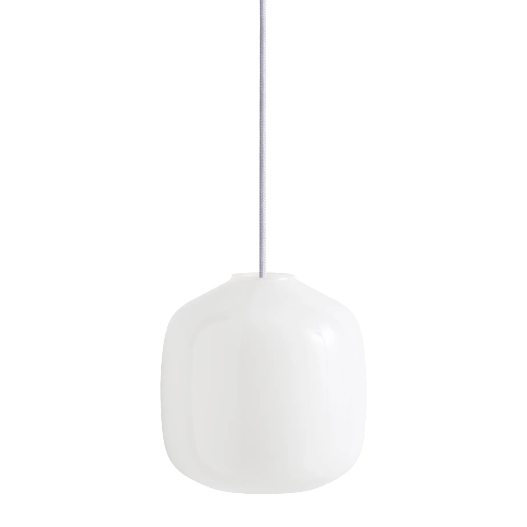 Buoy pendant lamp ⌀30 | opal white / rusty red