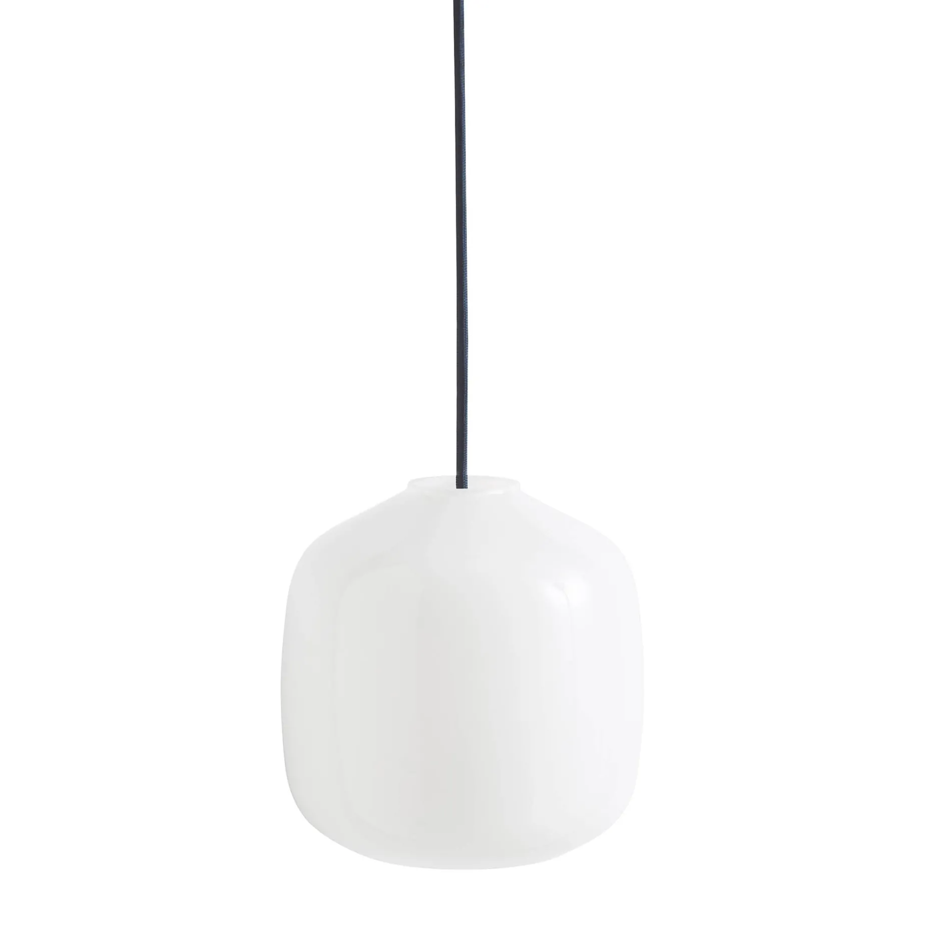 Buoy pendant lamp ⌀30 | opal white / rusty red