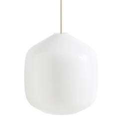 Buoy pendant lamp ⌀30 | opal white / rusty red