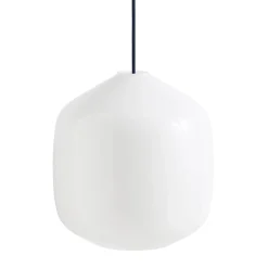 Buoy pendant lamp ⌀30 | opal white / rusty red