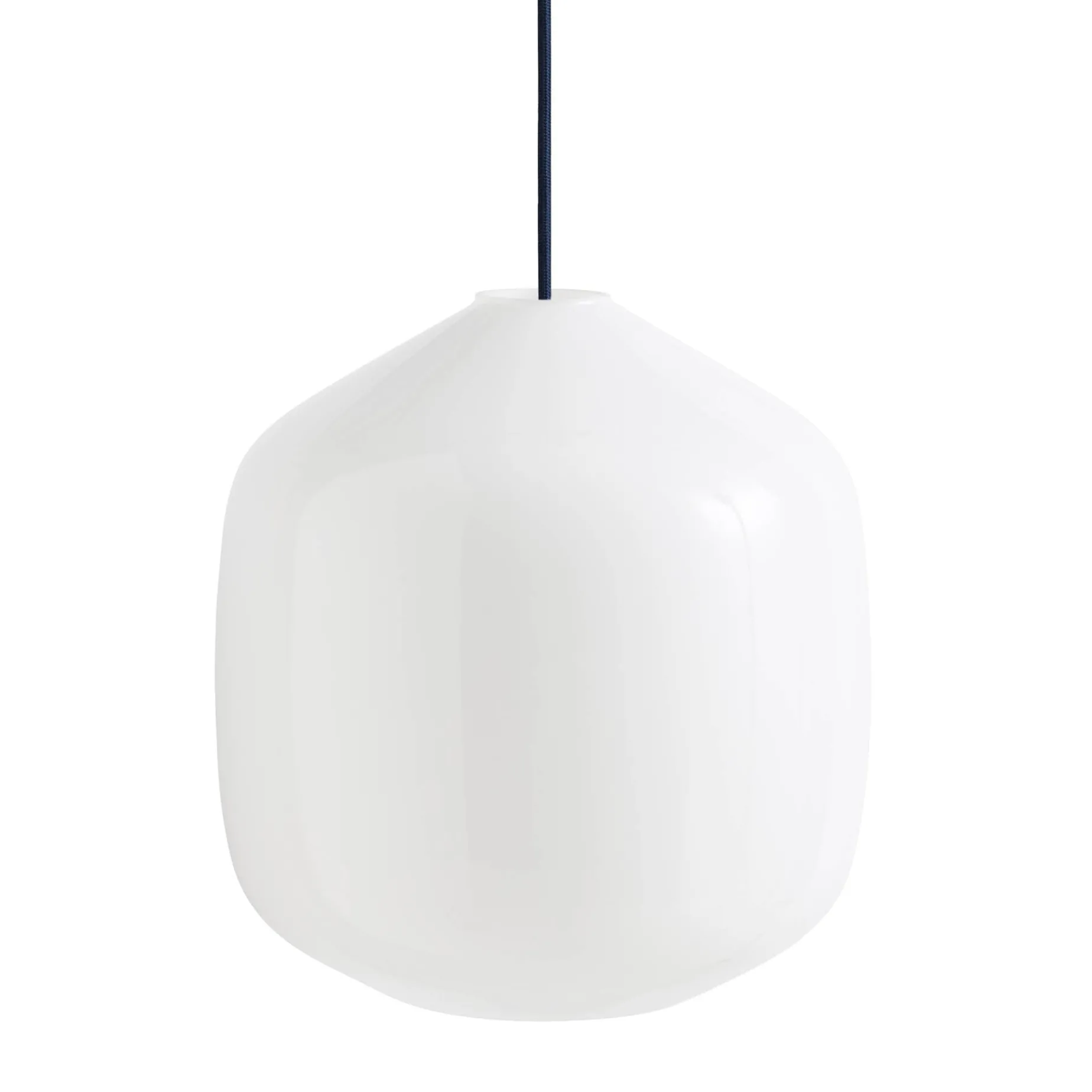Buoy pendant lamp ⌀30 | opal white / rusty red