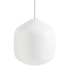 Buoy pendant lamp ⌀30 | opal white / rusty red