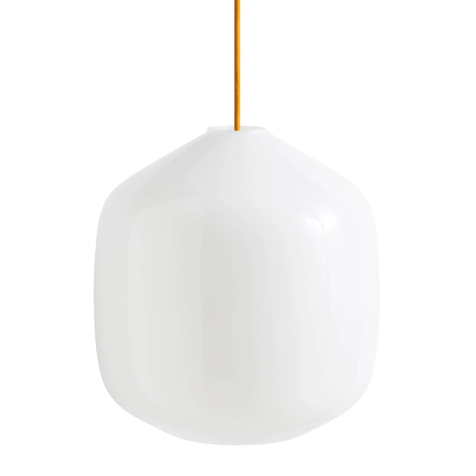 Buoy pendant lamp ⌀30 | opal white / rusty red