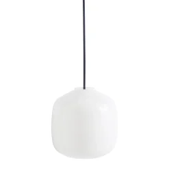 Buoy pendant lamp ⌀20 | opal white / anthracite blue