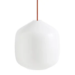 Buoy pendant lamp ⌀20 | opal white / anthracite blue