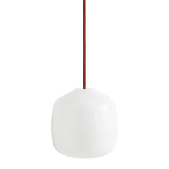 Buoy pendant lamp ⌀20 | opal white / anthracite blue
