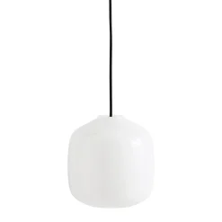 Buoy pendant lamp ⌀20 | opal white / amber yellow