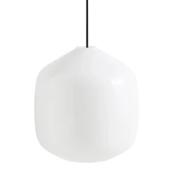 Buoy pendant lamp ⌀20 | opal white / amber yellow