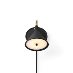 Cast Sconce Wall Lamp | black