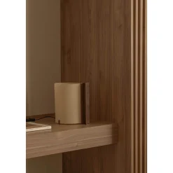 Cata table | black ash and natural papyrus