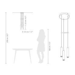 Chimes tube 3 | black