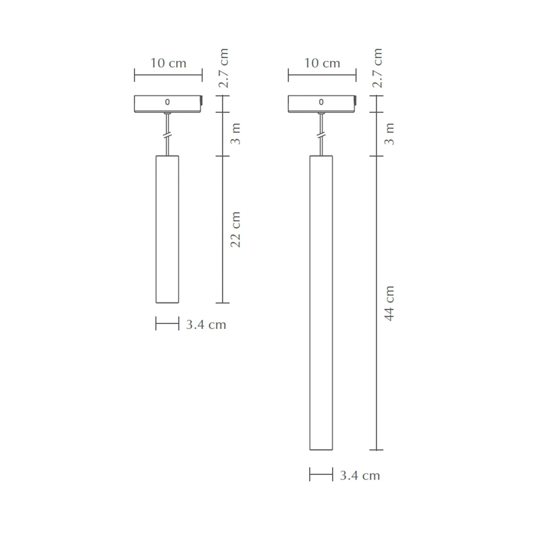 Chimes tube | dark oak