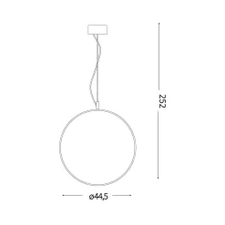 Circus pendant 45-75 | black