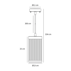 Coupar pendant | white
