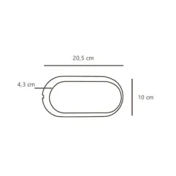 Cuba oval | energy white